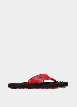 Вьетнамки the north face base camp flip-flop ii red/black