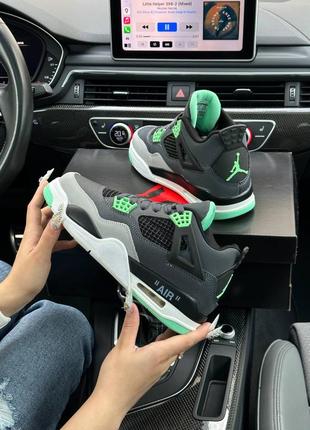 Кроссовки nike air jordan 4 x off-white green glow5 фото