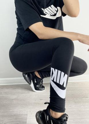 Новые лосины nike оригинал лосины спортивные оригинал на высокой посадке талии высокей посадке8 фото