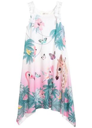 Сукня з жирафами h&m 2-4