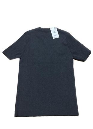 Футболка zara muscle knit t-shirt