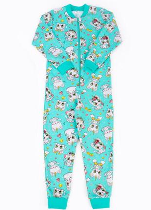 Комбинезон-пижамка для девочек 🥰 яркие цвета 🔥до 122 см1 фото
