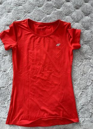Спортивная футболка 4f красная