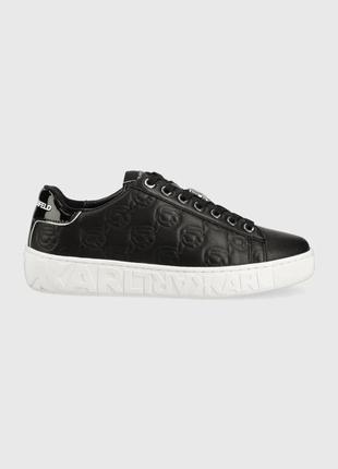 Шкіряні кросівки karl lagerfeld kupsole iii kc колір чорний kl61023f розмір 35, 36, 37, 38, 39, 40, 41