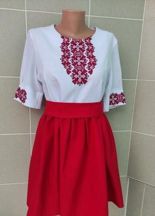Платье вышиванка