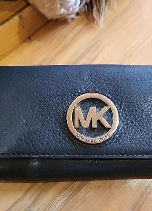 Оригинальный кожанный кошелек michael kors1 фото