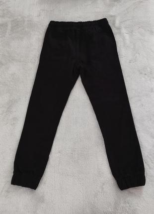Джинсы для мальчиков 134 см черные штаны 8 9 лет3 фото
