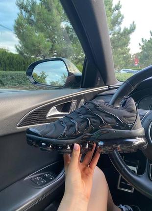 Nike air vapormax plus triple black кроссовки