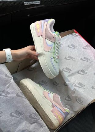 Кроссовки nike air force 1 shadow beige pink w5 фото