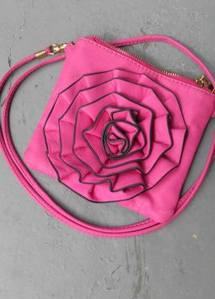 🌸🌸🌸 яркая актуальная модная женская сумочка розовая