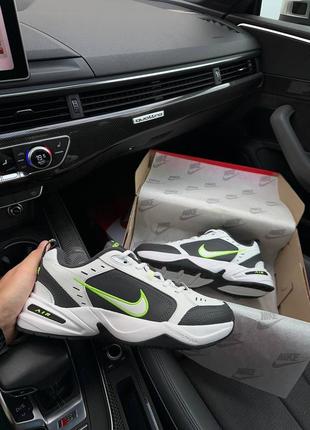 Кроссовки nike air max monarch iv white grey green4 фото