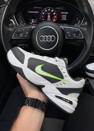 Кроссовки nike air max monarch iv white grey green