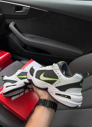 Кроссовки nike air max monarch iv white grey green5 фото