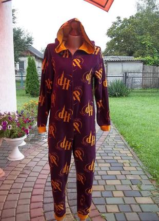 ( 13 - 15 лет ) harry potter флисовый кигуруми пижама домашний комбинезон б /у6 фото