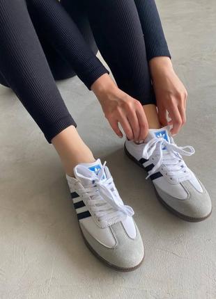 Кросівки adidas samba white6 фото