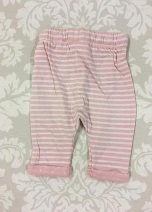 Комплект штанишки ползунки и кофта h&m для новорожденной3 фото