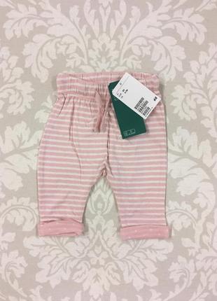 Комплект штанишки ползунки и кофта h&m для новорожденной4 фото