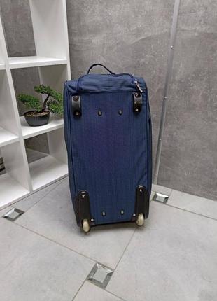 Стильна якісна практична універсальна сумка на колесах 2 розміри8 фото