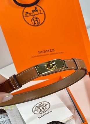 Пояс тонкий hermes6 фото