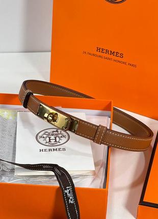 Пояс тонкий hermes