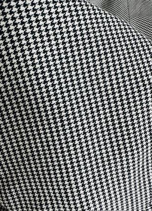 Юбка юбка zara меди в гусиную лапку8 фото