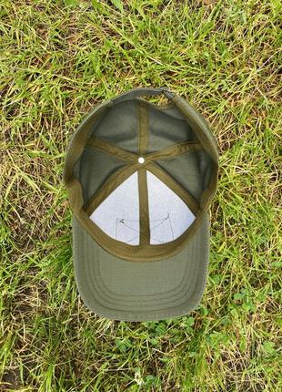 Тактическая кепка олива всу, бейсболка олива с шевроном, летняя армейская кепка регулируемая3 фото