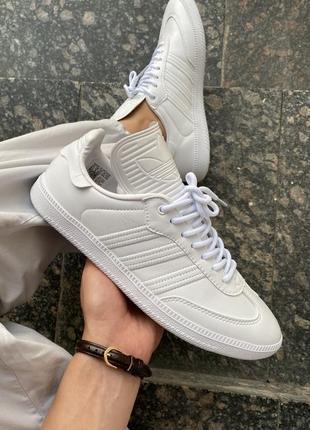 Кроссовки adidas samba pure white