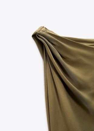 Zara сатинова сукня , s, m4 фото