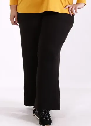 Шелковистые классические женские брюки очень большого размера