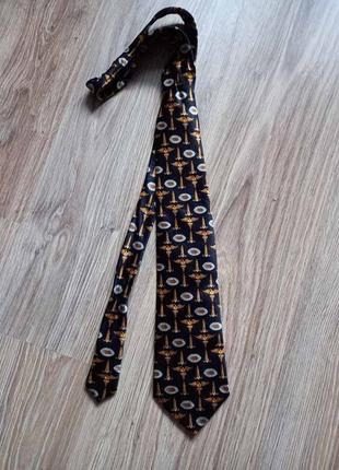 Lanvin шелковый галстук