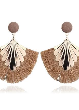 Сережки кисточки