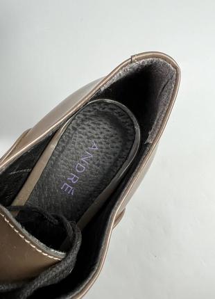 Фирменные кожаные туфли на кольца8 фото