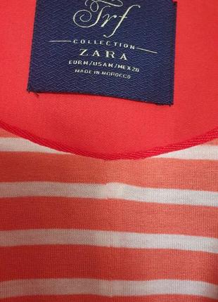 Пиджак zara размер м цвет коралловый10 фото