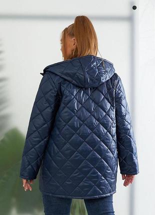Стильная стеганая куртка большие размеры и норма (р.50-64)9 фото