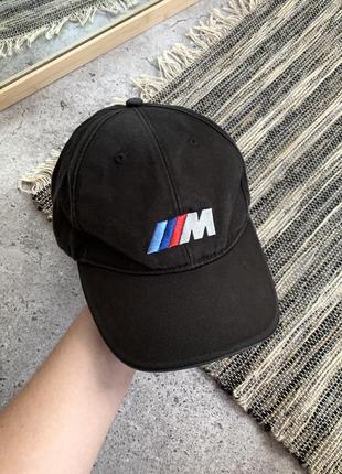 Vintage bmw m cap вінтаж чоловіча кепка чорна бейсболка авто гоночна бмв оригінал1 фото