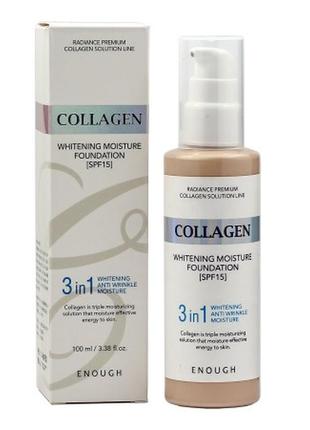 Тональный крем enough collagen 3 в 1