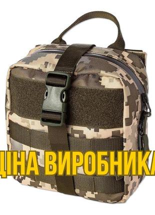 Аптечка тактична підсумок медичний аптечний відривний піксель мм14