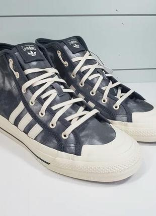 Нові жіночі кеди кросівки adidas nizza hi rf acid wash