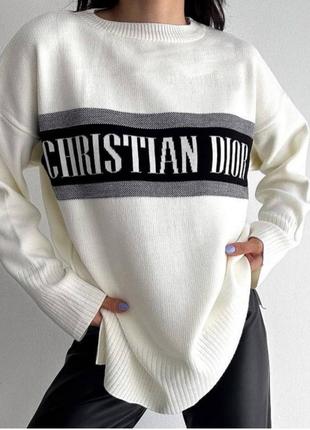 Свитер светр в стиле christian dior