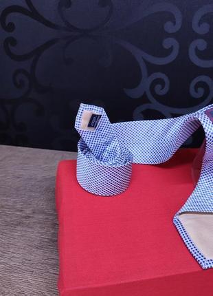 Краватка charles tyrwhitt, silk, italy, handmade6 фото
