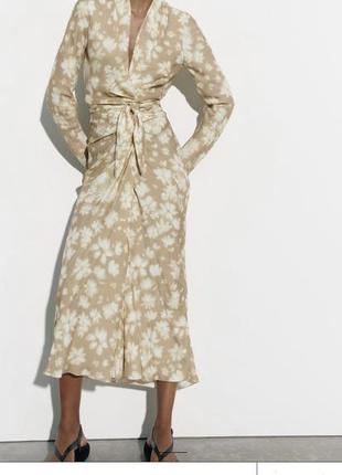 Zara сукня з принтом , м9 фото