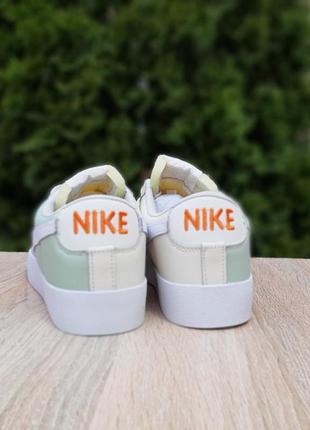 Жіночі стильні кросівки найк nike blazer шкіряні якісні4 фото