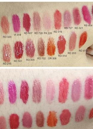 Помада-блеск для губ shiseido lacquer rouge, без коробки №  rd319, оригинал5 фото