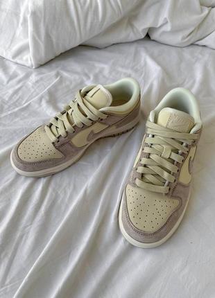nike las sb dunk yoon brown кроссовки женские замш/кожа