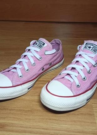 Кеди рожеві низькі converse