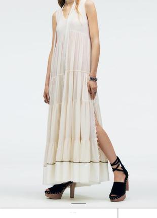 Zara платье длинное премиум коллекция, xs/s l2 фото