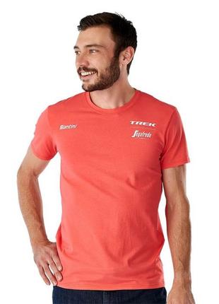 Велофутболка  santini trek segafredo sram bontrager pirelli corallo itali 2022 (xl-3xl)