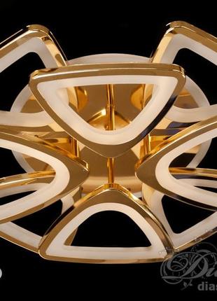 Світлодіодна люстра diasha s8118/4+4g led 3color dimmer