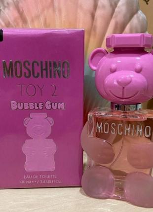 Туалетна вода moschino toy 2 bubble gum москино той 2 бабл гам 100 мл