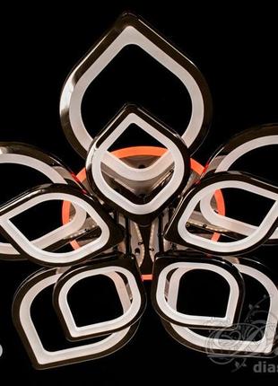 Світлодіодна люстра diasha 8073/5+5bhr led 3color dimmer